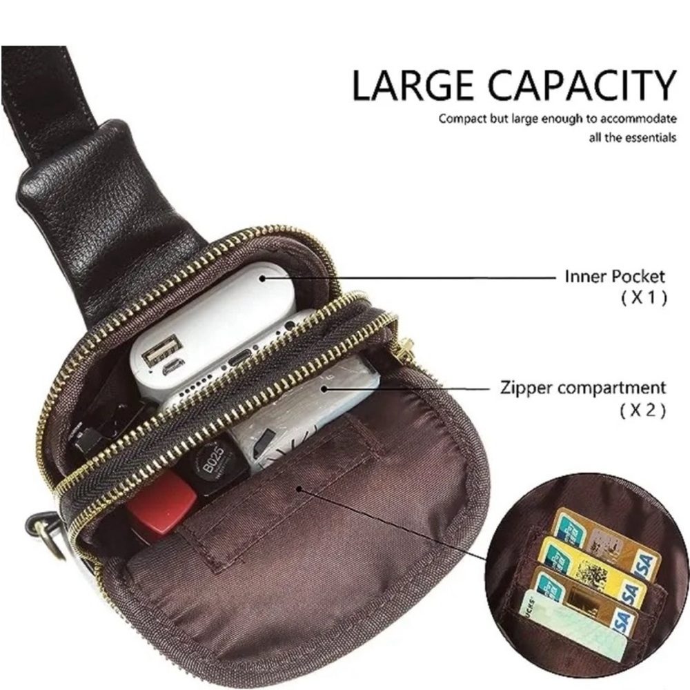 Repurposed Louis Vuitton Sling Bag-New - Picture 3 of 4